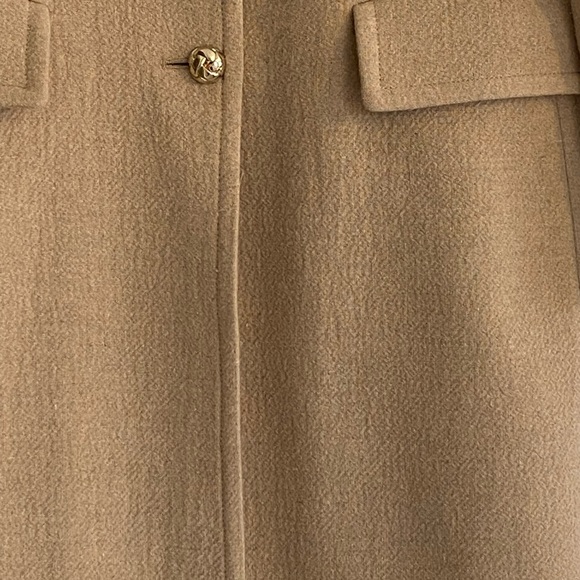 Zara fitted long wool coat - Picture 3 of 9